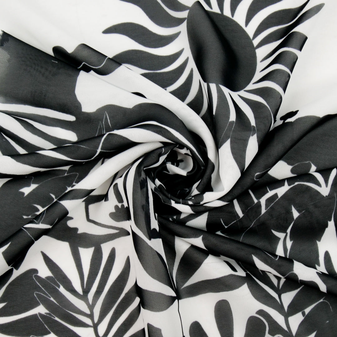 MUSE COLLECTION - CHIFFON PRINTS - SCENIC RESORT BORDER