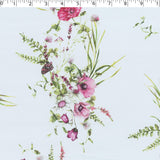 CONVENT GARDEN - SATIN PRINTS - SPACED FLORAL