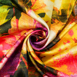 LAST DANCE COLLECTION - SATIN PRINTS - ABSTRACT FLORAL