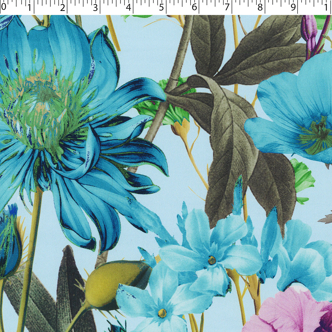 LAST DANCE COLLECTION - SATIN PRINTS - BOTANICAL FLORAL