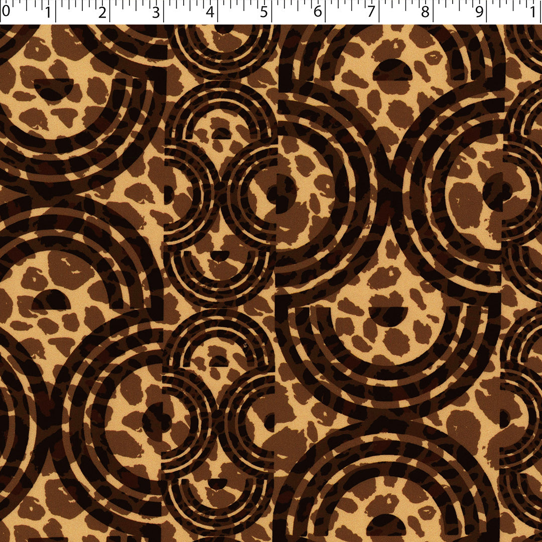 ARIELLE - KNIT PRINTS - ABSTRACT HALF CIRCLES