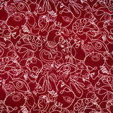 ARIELLE - KNIT PRINTS - ABSTRACT SKULLS/EYES