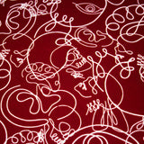 ARIELLE - KNIT PRINTS - ABSTRACT SKULLS/EYES