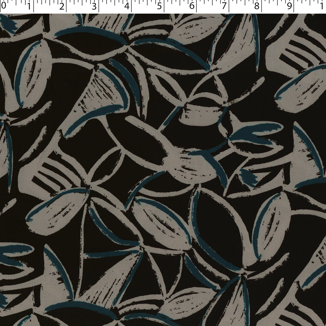 CLARISSA SATIN PRINTS - ABSTRACT SHAPES