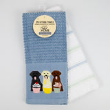 2PK KITCHEN TOWELS - CUPCAKES