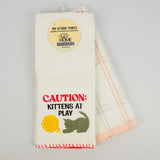 2PK KITCHEN TOWELS - KITTENS AT PLAY