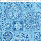 EVERYDAY BLUES-COLLECTION-COTTON VOILE PRINTS-BANDANA