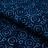 EVERYDAY BLUES-COTTON VOILE PRINTS-GEOMETRIC