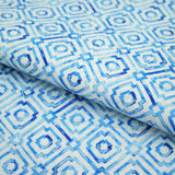 EVERYDAY BLUES-COTTON VOILE PRINTS-GEOMETRIC