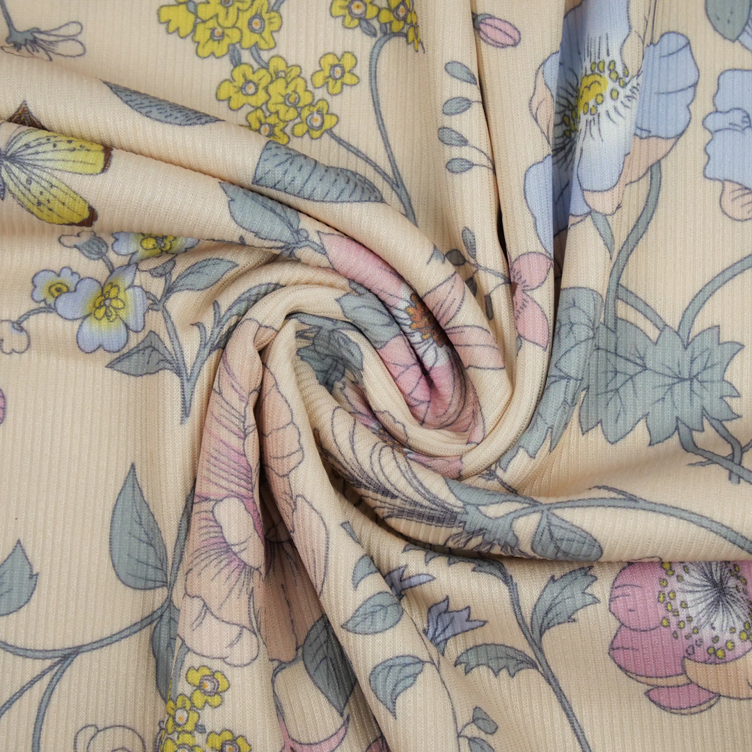 SUMMER SIESTA - RIB KNIT PRINTS - VINEY FLORAL