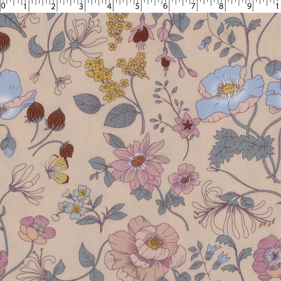 SUMMER SIESTA - RIB KNIT PRINTS - VINEY FLORAL