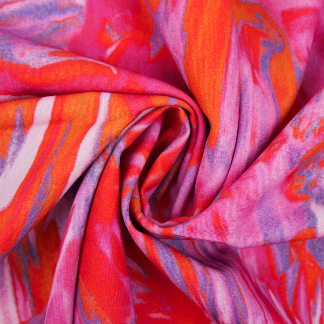 SOPHIE-COLLECTION-POLYESTER PRINTS-ABSTRACT LEAVES
