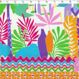 MARBELLA-COTTON VOILE PRINTS-TROPICAL BORDER