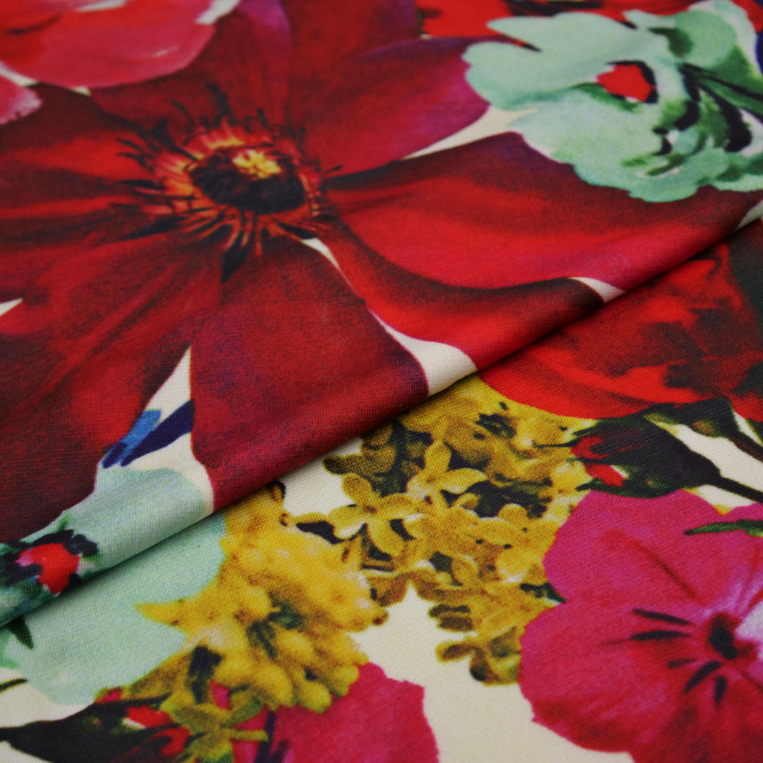 CAMELLIA - KNIT PRINTS - LARGE FLORAL