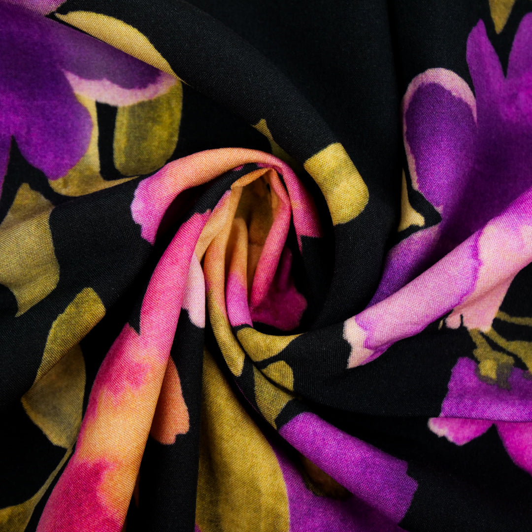 MILA COLLECTION-RAYON POPLIN PRINTS-SPACED FLORAL