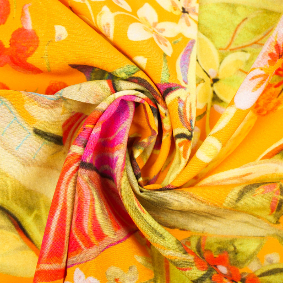 MILA COLLECTION-RAYON POPLIN PRINTS-TROPICAL