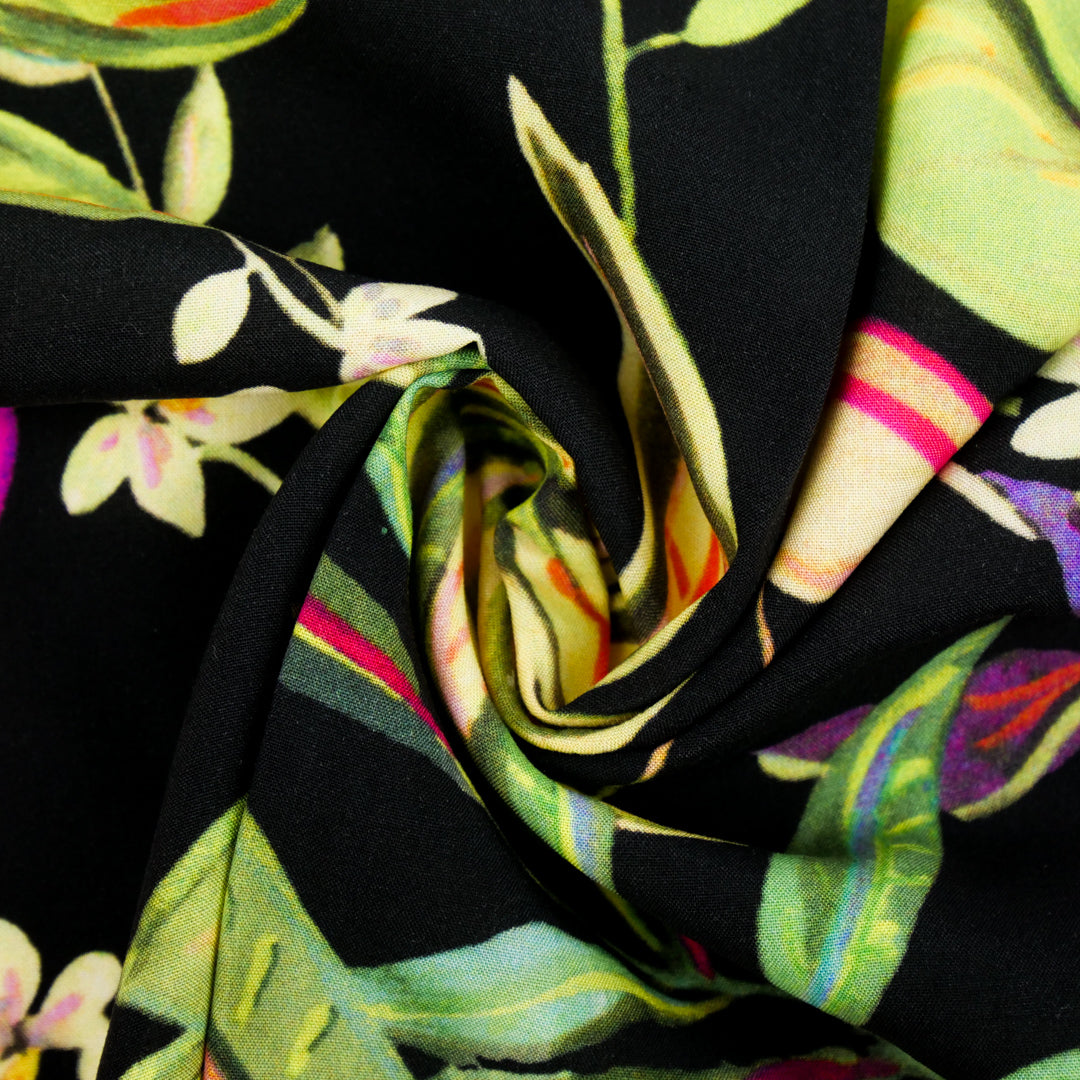 MILA COLLECTION-RAYON POPLIN PRINTS-TROPICAL