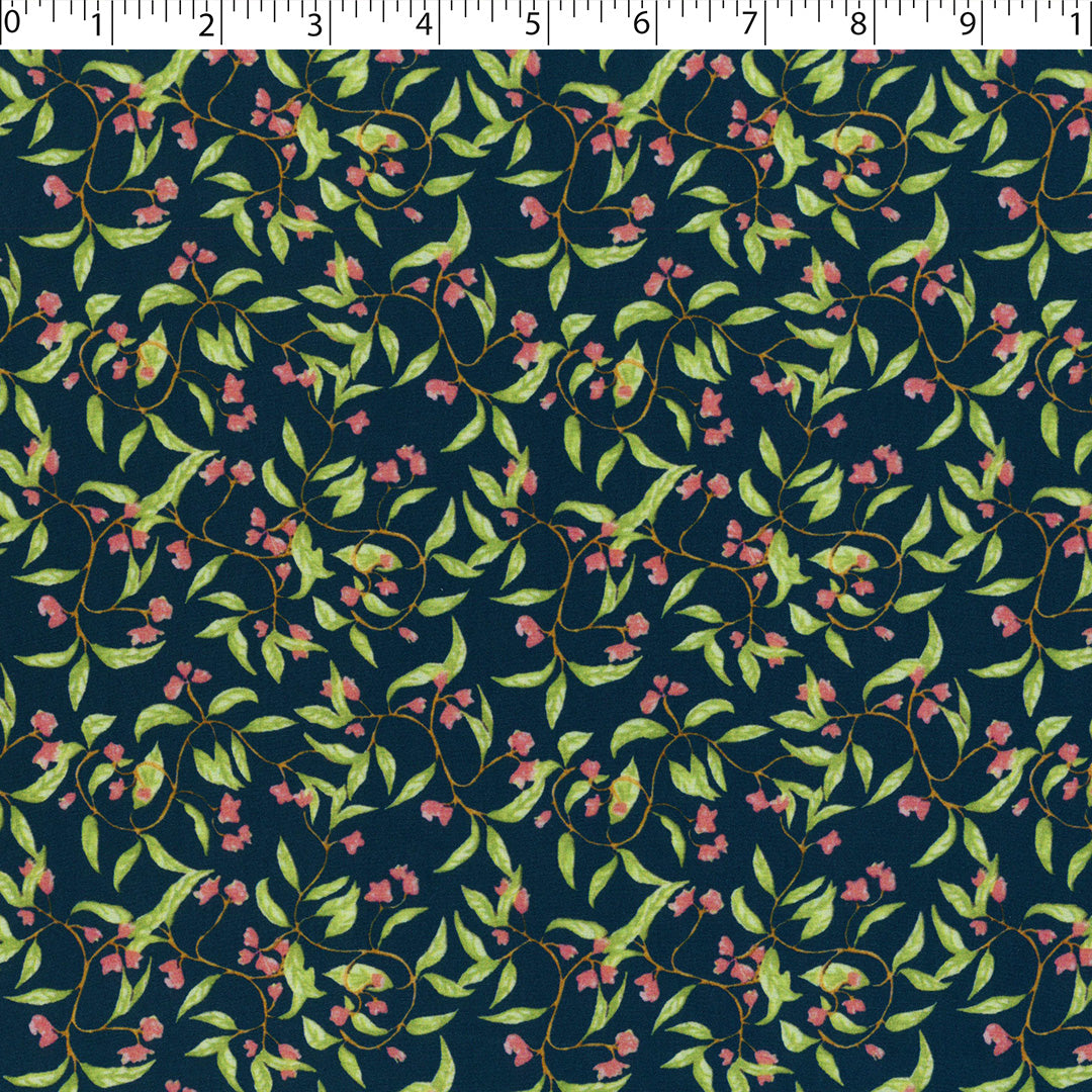 MILA COLLECTION-RAYON POPLIN PRINTS-VINEY FLORAL