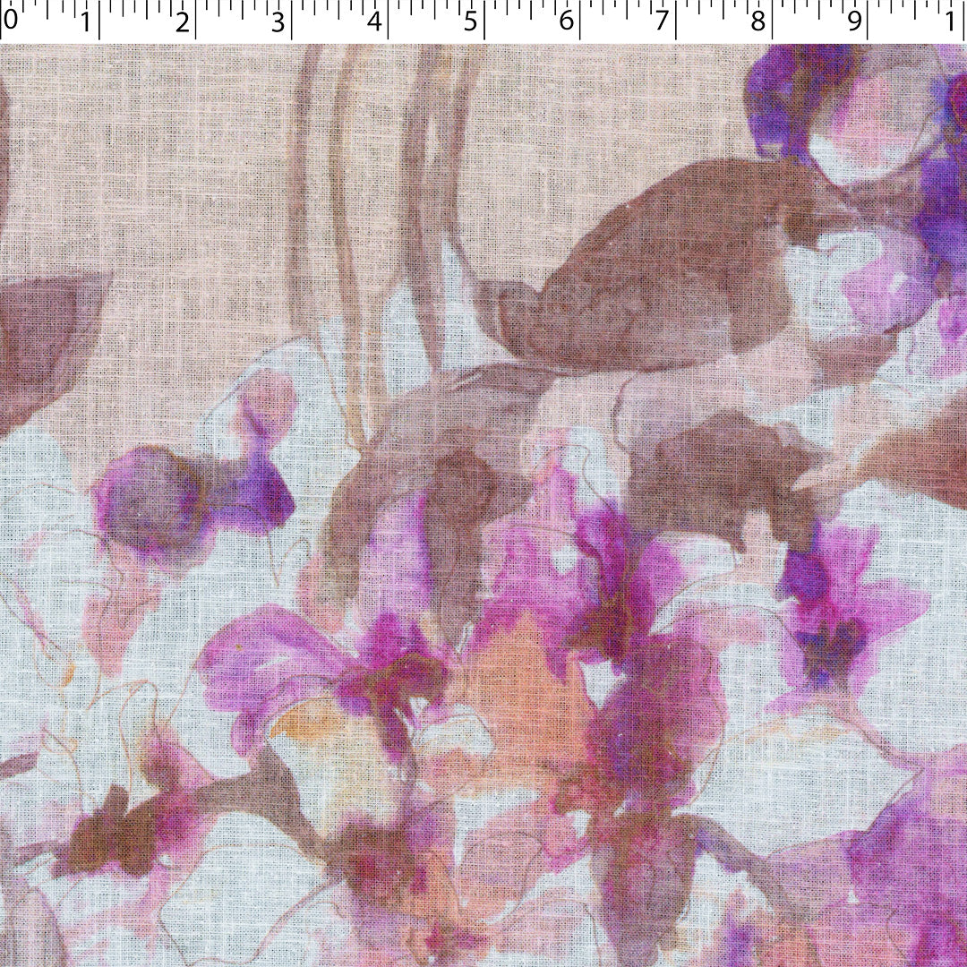 GALWAY - LINEN PRINTS - ABSTRACT FLORAL