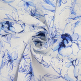 GALWAY - LINEN PRINTS - FLORAL BORDER