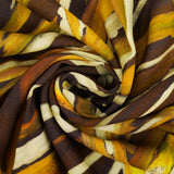 MARLOWE -RAYON VOILE PRINTS-ABSTRACT LEAVES