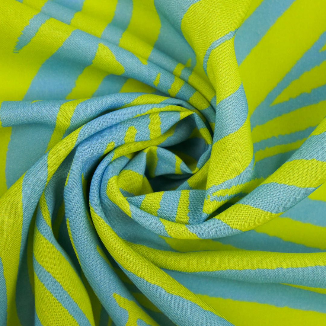 MARLOWE-RAYON VOILE PRINTS-LARGE PALM