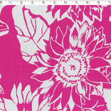 MARLOWE-RAYON VOILE PRINTS-MONOTONE FLORAL