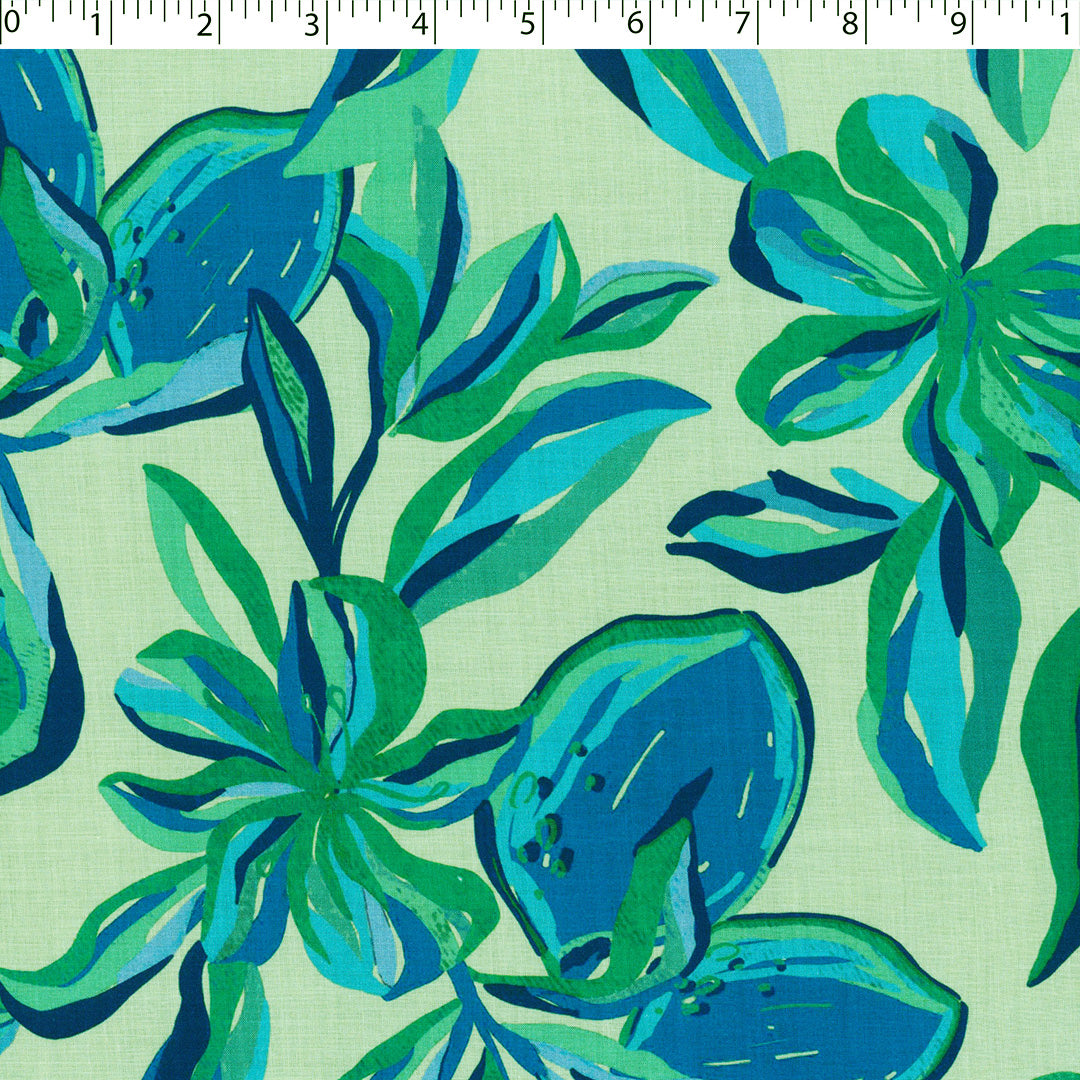 MARLOWE-RAYON VOILE PRINTS-TROPICAL FLORAL
