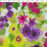 MARLOWE-RAYON VOILE PRINTS-WATERCOLOUR FLORAL