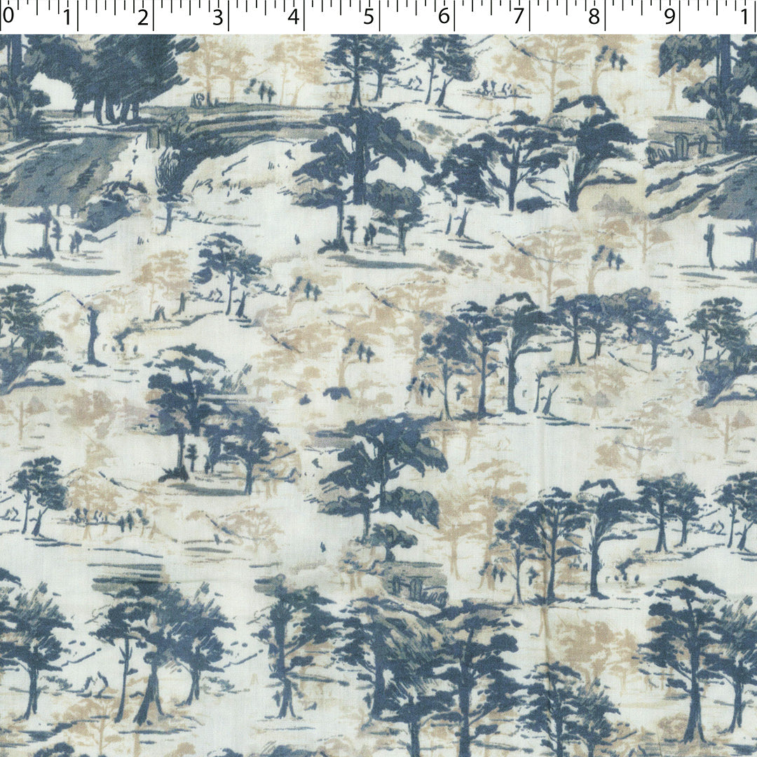 MANSFIELD COLLECTION-COTTON POPLIN PRINTS-TREES