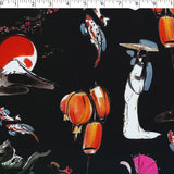 GIGGLES AND GRAPHICS-COTTON POPLIN PRINTS-DRAGONS/KOI FISH