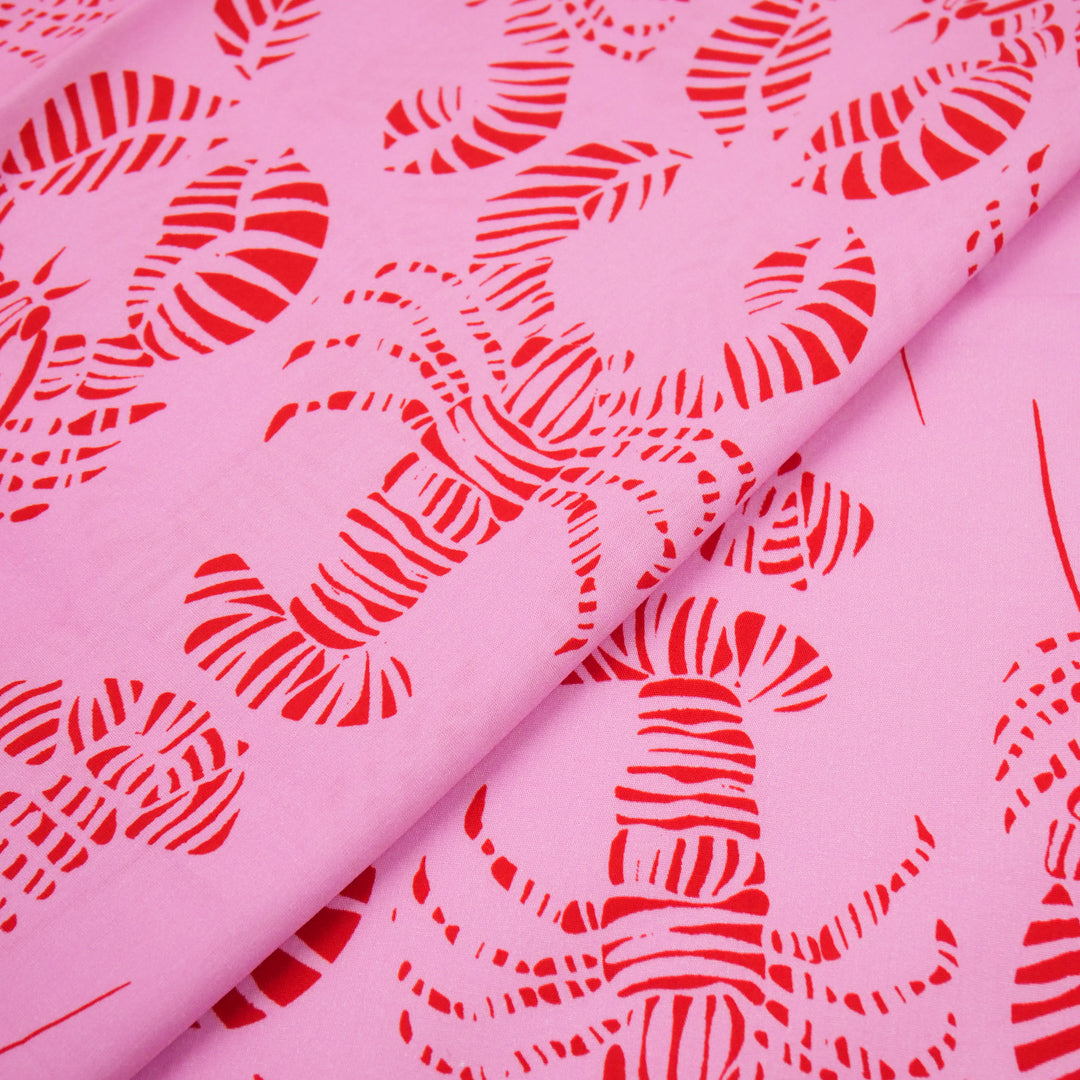 GIGGLES AND GRAPHICS-COTTON POPLIN PRINTS-LOBSTERS
