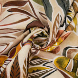 TEXTURA-LINEN LOOK PRINTS-FLAT HIBISCUS