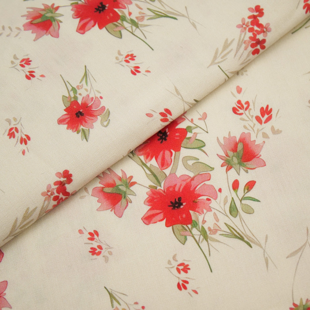 CONVENT GARDEN-COTTON POPLIN PRINTS-SPACED CALICO