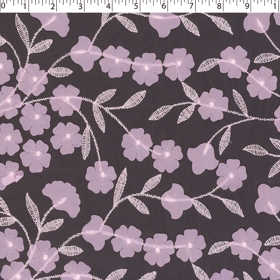 PRINCESS CHARLOTTE - EMBROIDERED MESH-HANDLOOM