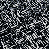 MUSE COLLECTION - KNIT PRINTS - ABSTRACT CRISS-CROSS