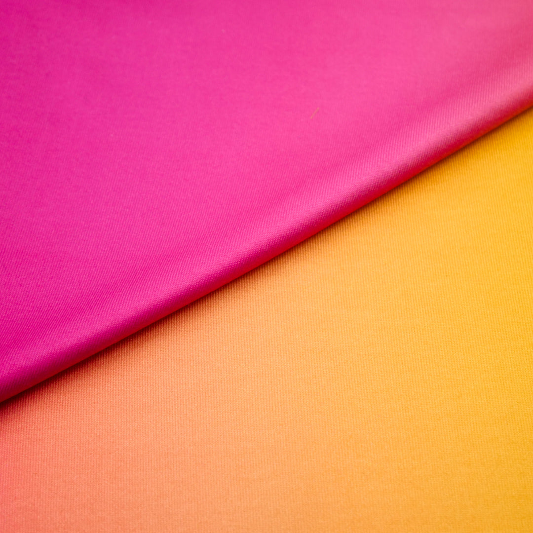 AZALEA-KNIT PRINTS-OMBRE BORDER