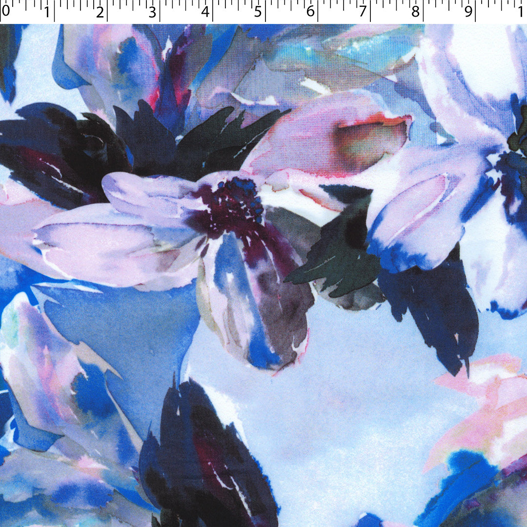 AZALEA-KNIT PRINTS-WATERCOLOUR FLORAL