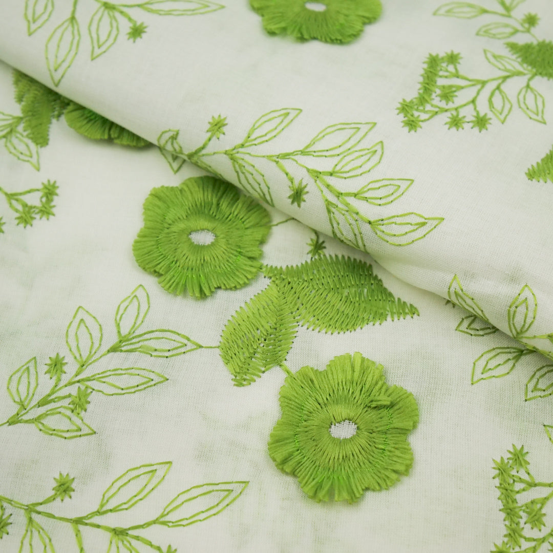 DAYDREAM COLLECTION - EMBROIDERED COTTON VOILE
