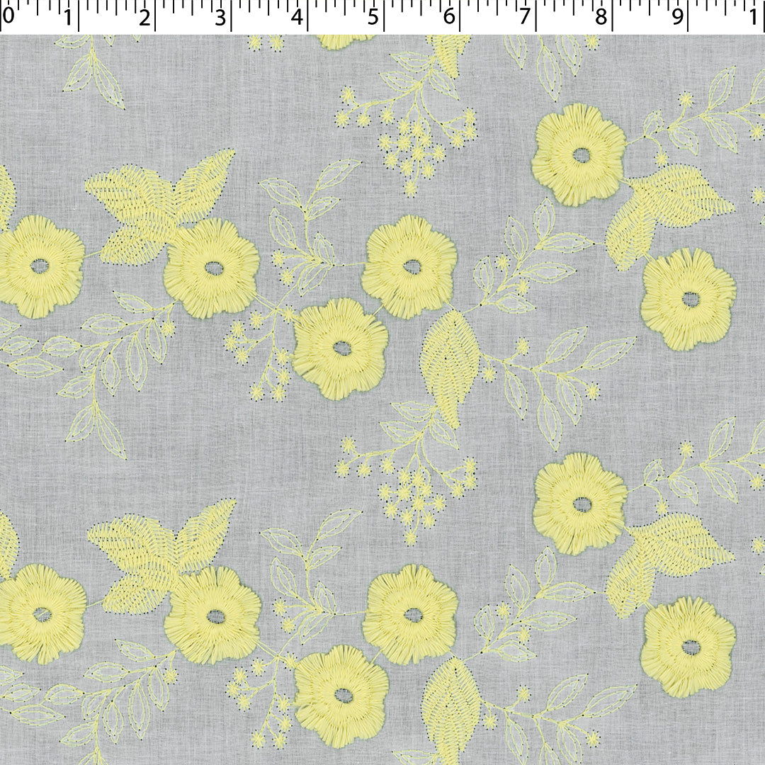 DAYDREAM COLLECTION - EMBROIDERED COTTON VOILE
