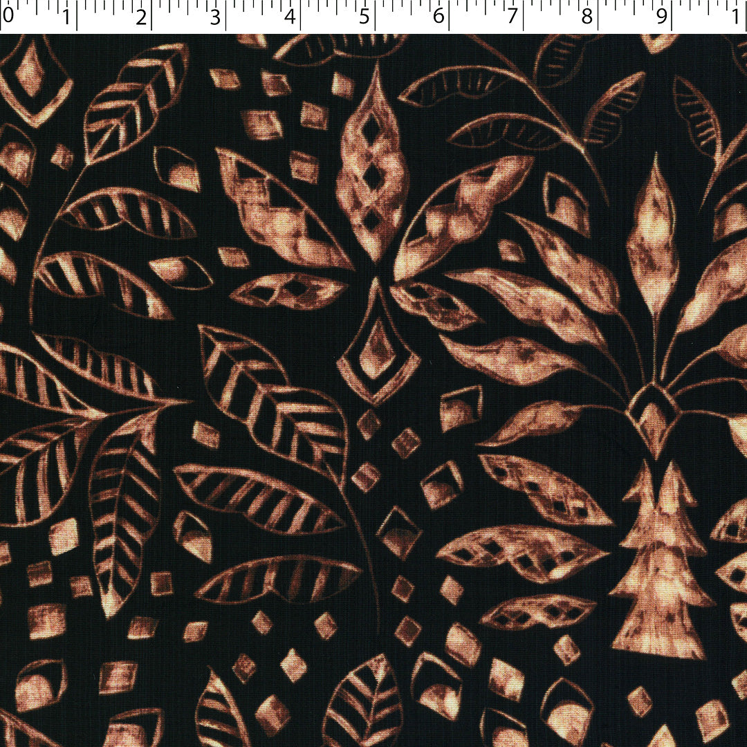 HAVANA II-NYLON/RAYON PRINT-ABSTRACT TROPICAL