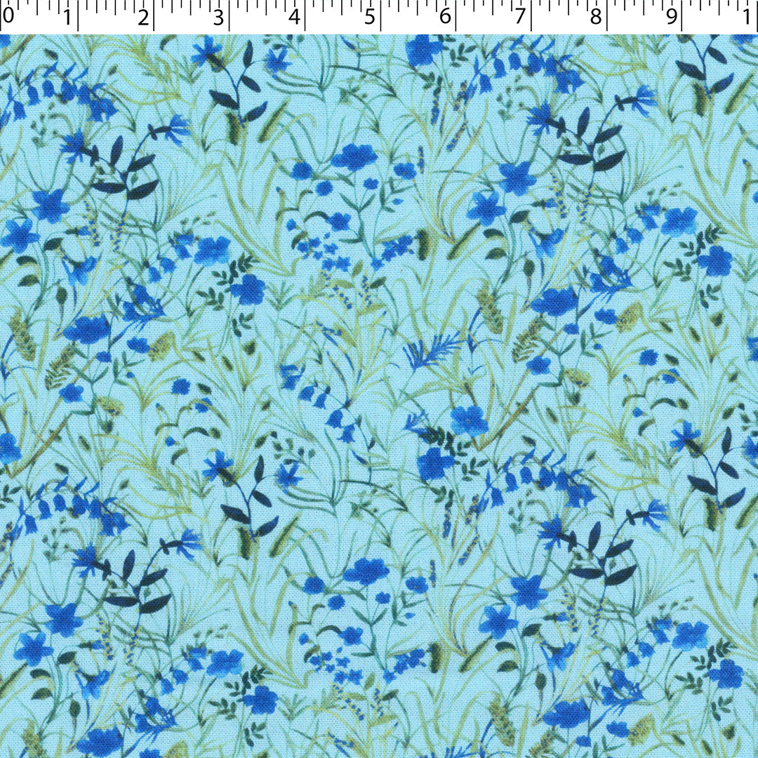 CONVENT GARDEN-RAYON LINEN PRINTS-SMALL FLORAL