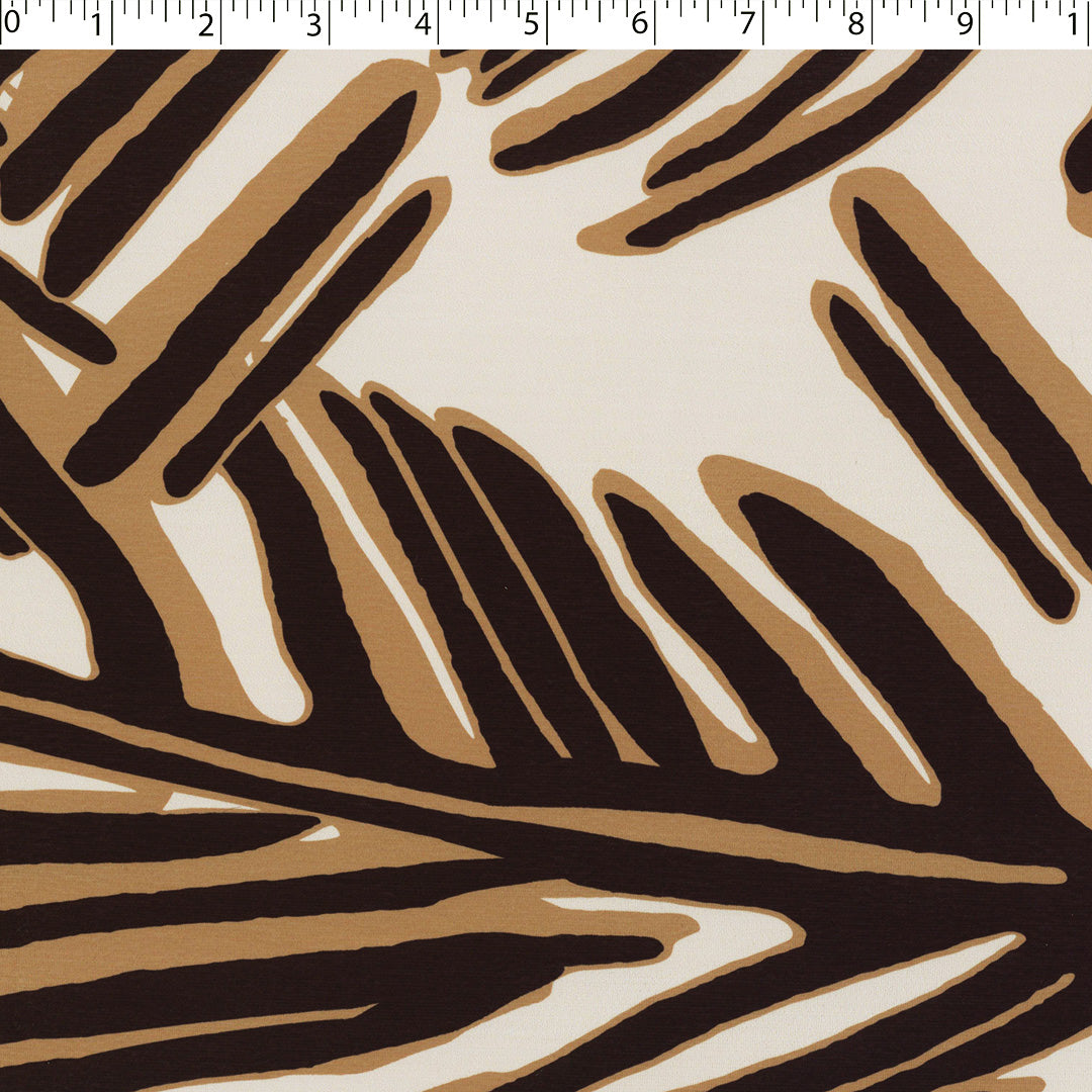 DESERT NILE COLLECTION - KNIT PRINTS - ABSTRACT PALM LEAVES