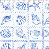 SUMMER ESSENTIALS - RAYON LINEN PRINTS - SEASHELL