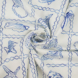 SUMMER ESSENTIALS - RAYON LINEN PRINTS - SEASHELL