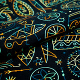 CHARLIE-RAYON POPLIN PRINTS-ABSTRACT SHAPES