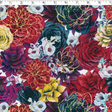 CHARLIE-RAYON POPLIN PRINTS-BOTANICAL FLORAL