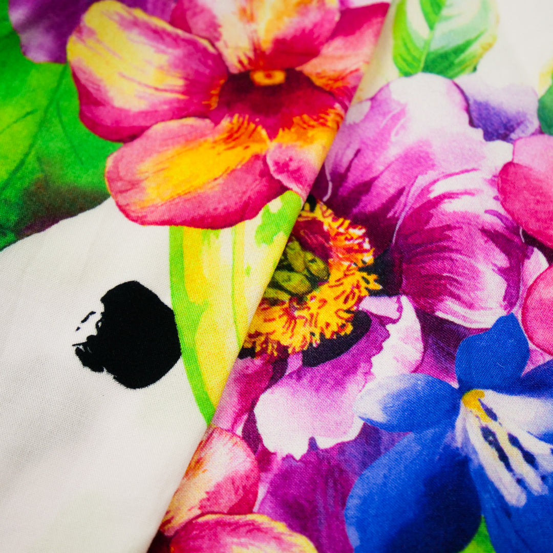 CHARLIE-RAYON POPLIN PRINTS-FLORAL / DOTS