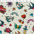 CHARLIE-RAYON POPLIN PRINTS-HEARTS / DICE