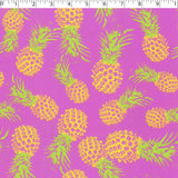 CHARLIE-RAYON POPLIN PRINTS-PINEAPPLE
